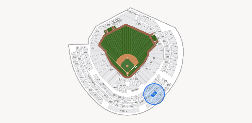 Nationals Park Seating Chart