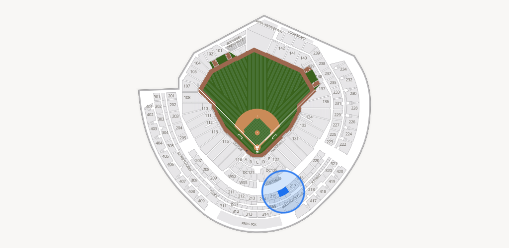 Nationals Park Seating Chart