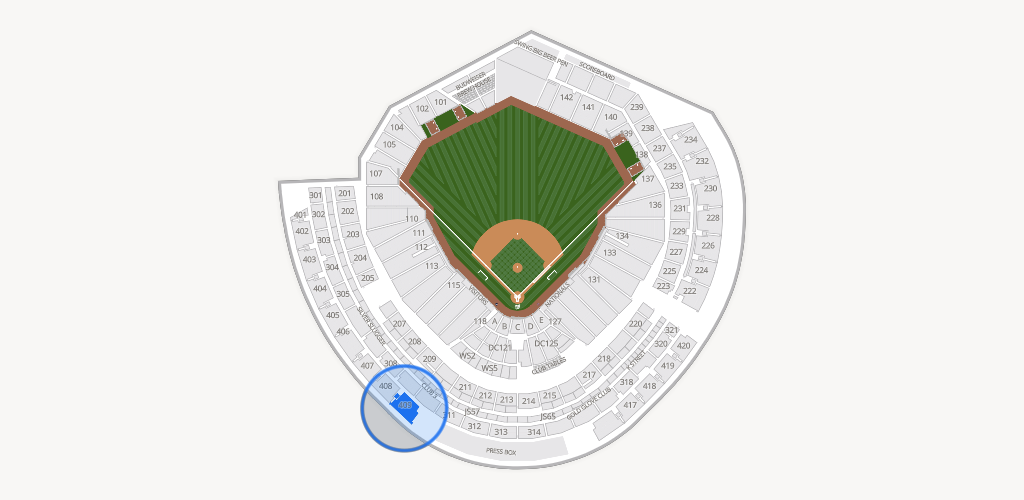 Nationals Park Seating Chart