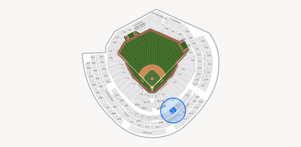 Nationals Park Seating Chart
