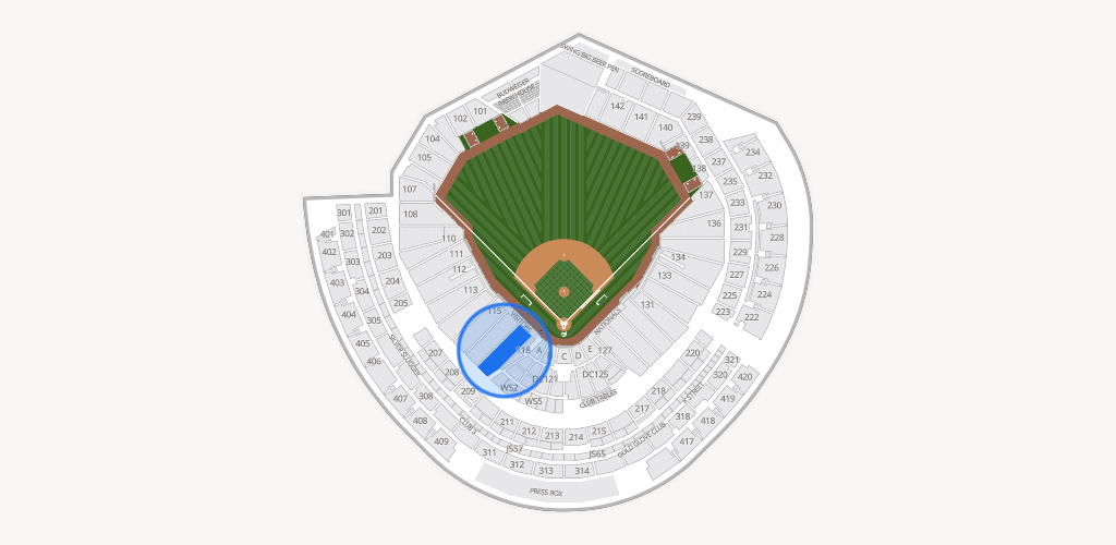 Nationals Park Seating Chart