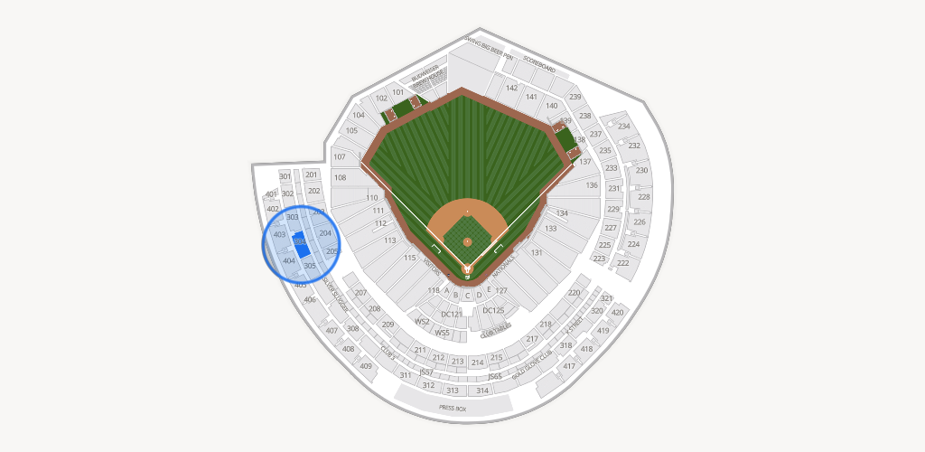 Nationals Park Seating Chart