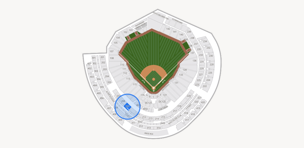 Nationals Park Seating Chart