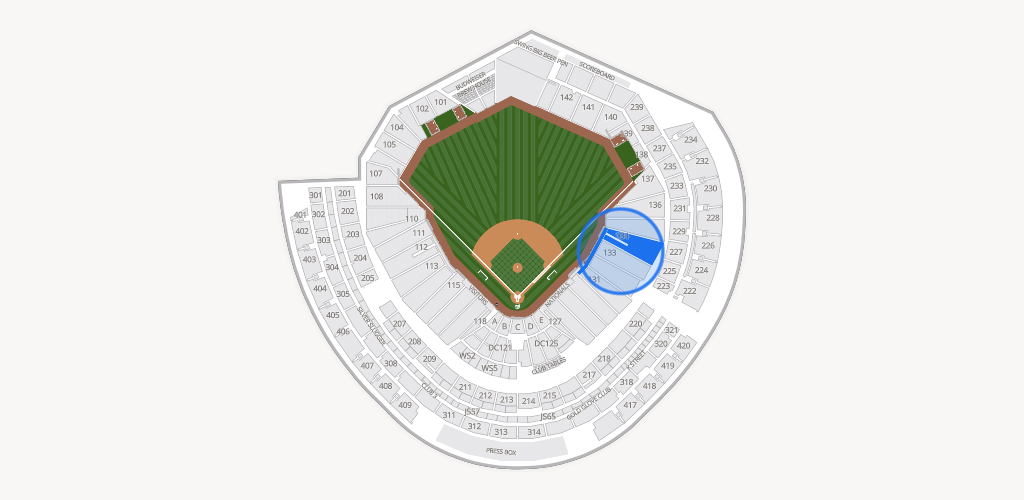 Nationals Park Seating Chart