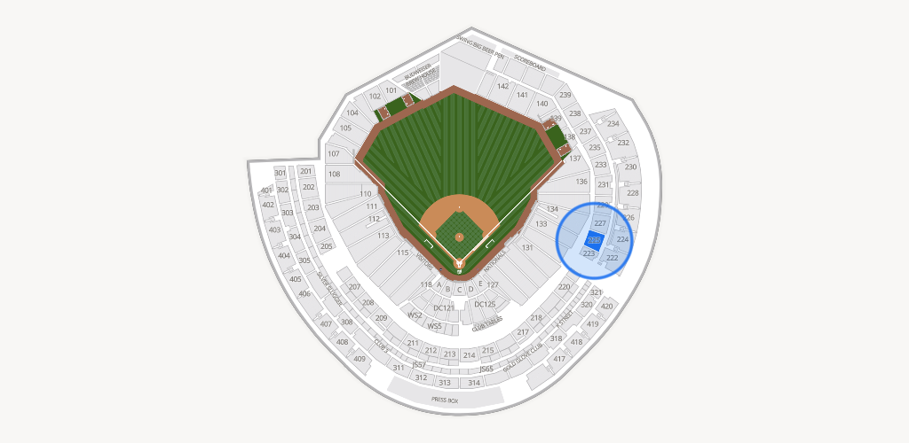 Nationals Park Seating Chart