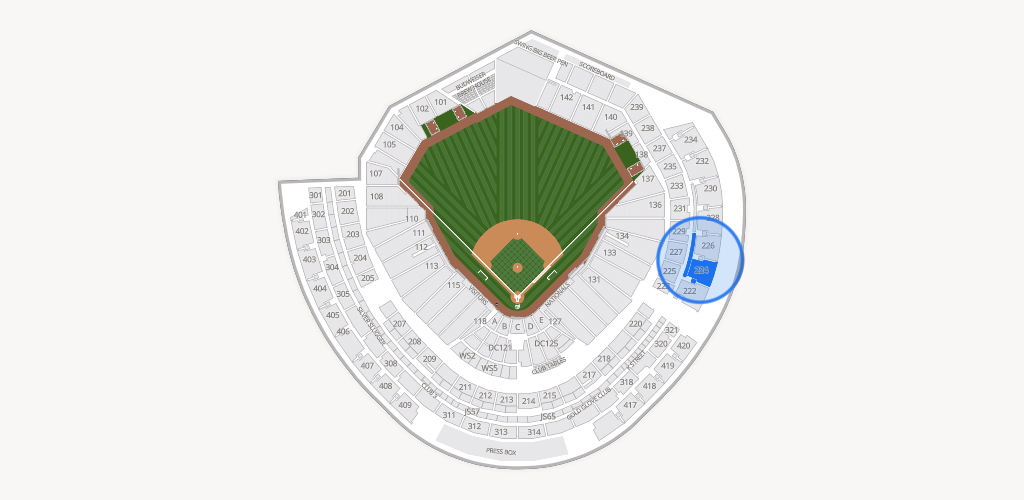 Nationals Park Seating Chart