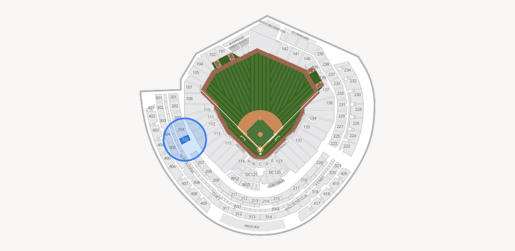 Nationals Park Seating Chart