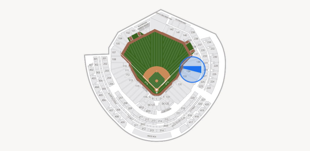 Nationals Park Seating Chart