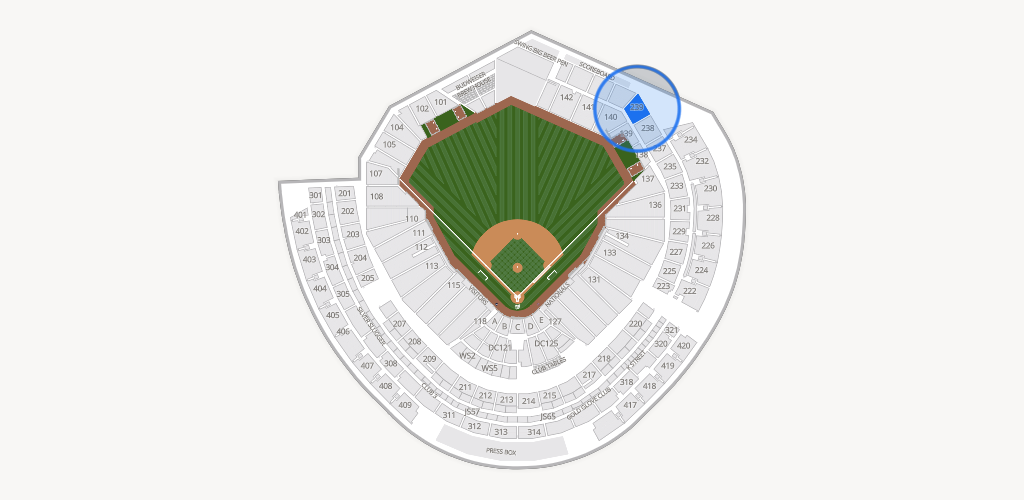Nationals Park Seating Chart