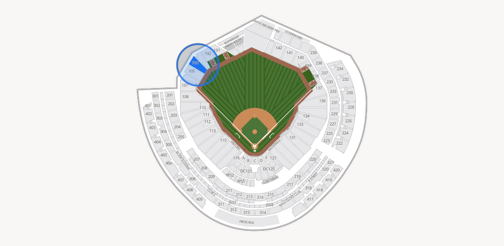 Nationals Park Seating Chart