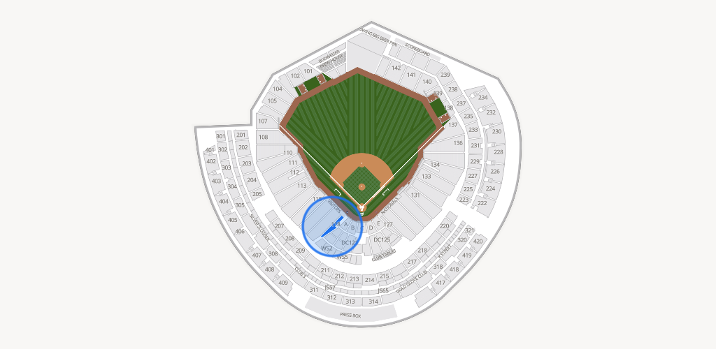 Nationals Park Seating Chart