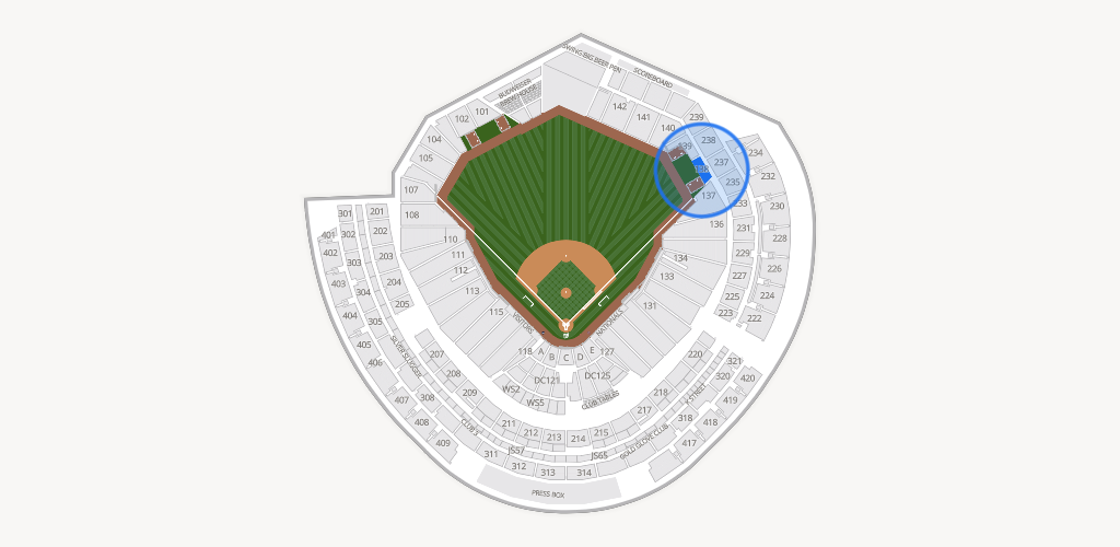 Nationals Park Seating Chart