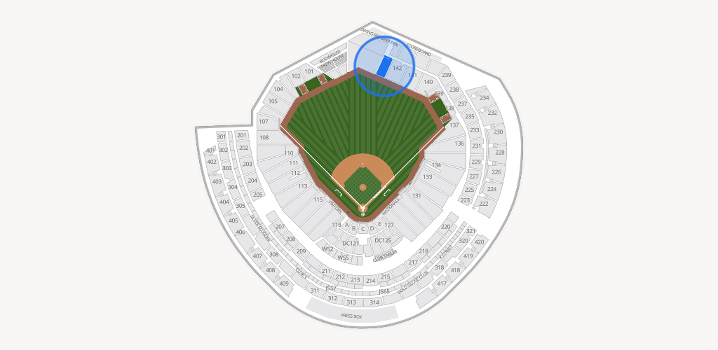 Nationals Park Seating Chart