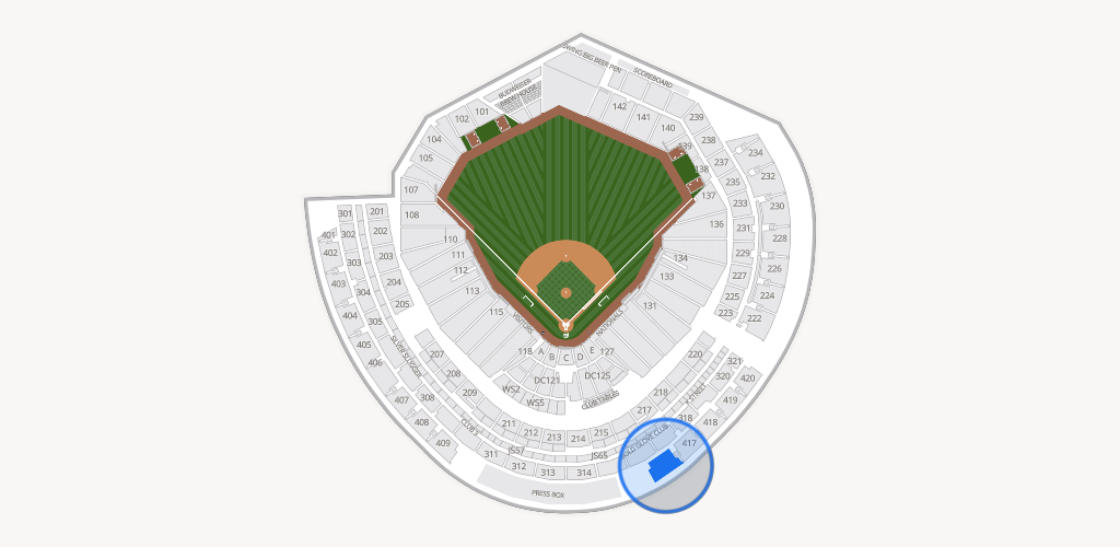 Nationals Park Seating Chart