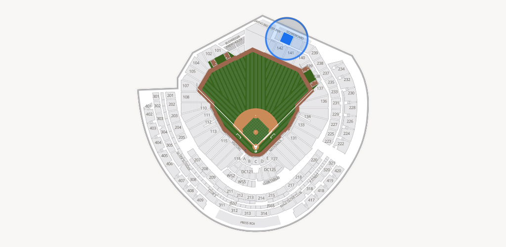 Nationals Park Seating Chart