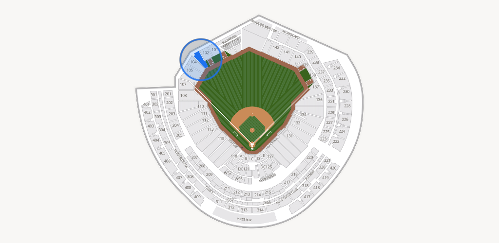 Nationals Park Seating Chart