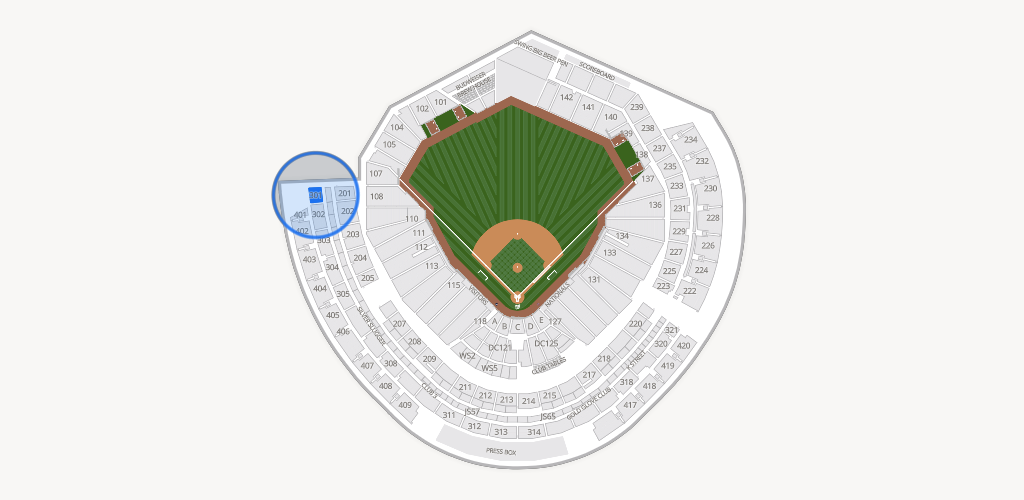 Nationals Park Seating Chart