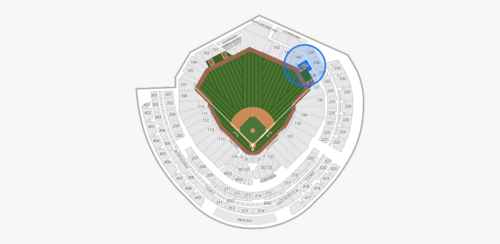 Nationals Park Seating Chart