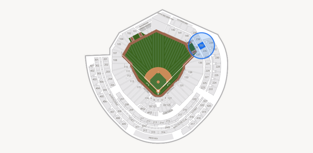Nationals Park Seating Chart