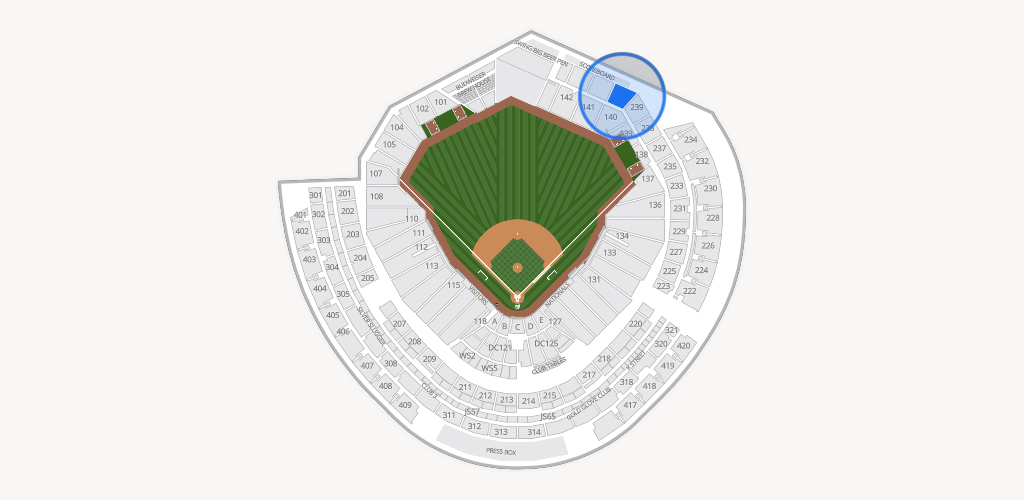 Nationals Park Seating Chart