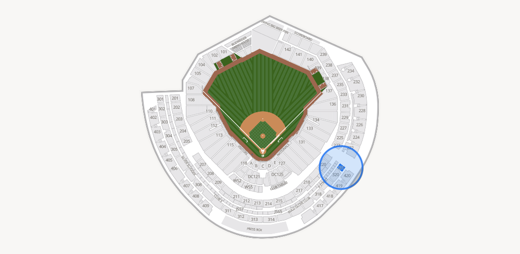 Nationals Park Seating Chart