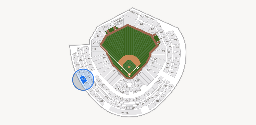 Nationals Park Seating Chart