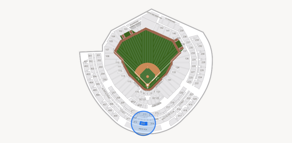 Nationals Park Seating Chart