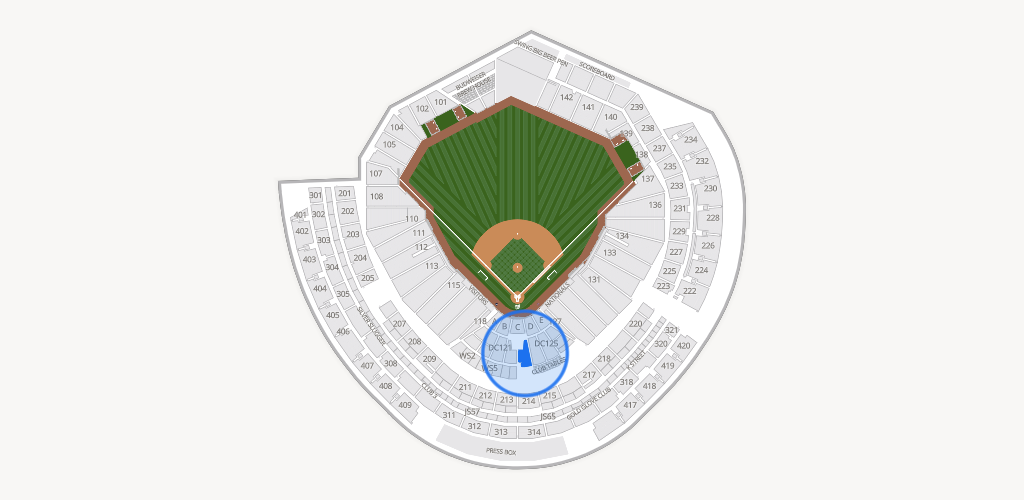 Nationals Park Seating Chart