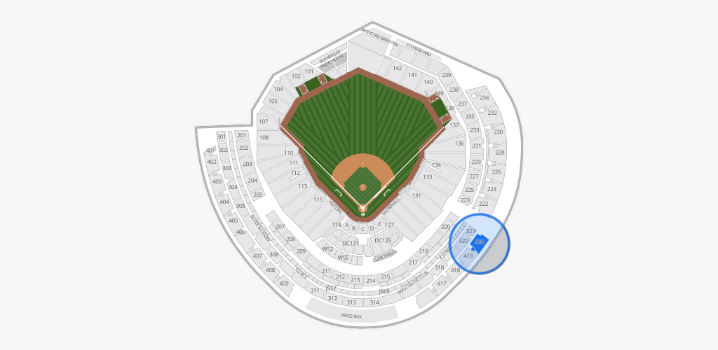 Nationals Park Seating Chart