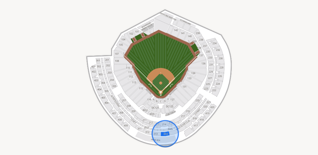 Nationals Park Seating Chart