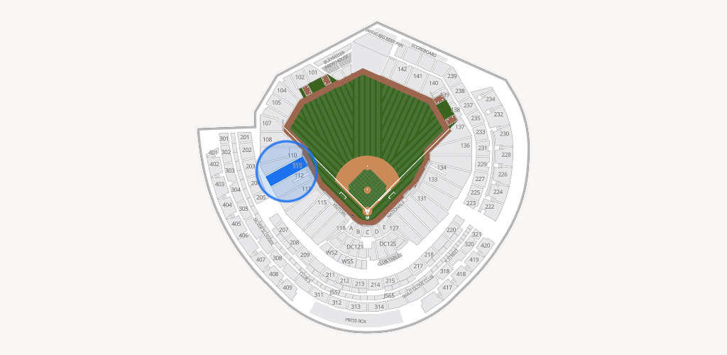 Nationals Park Seating Chart