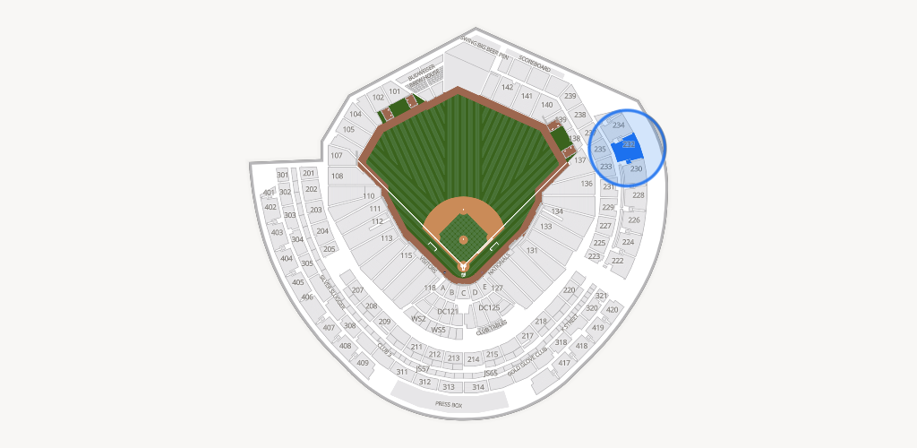 Nationals Park Seating Chart