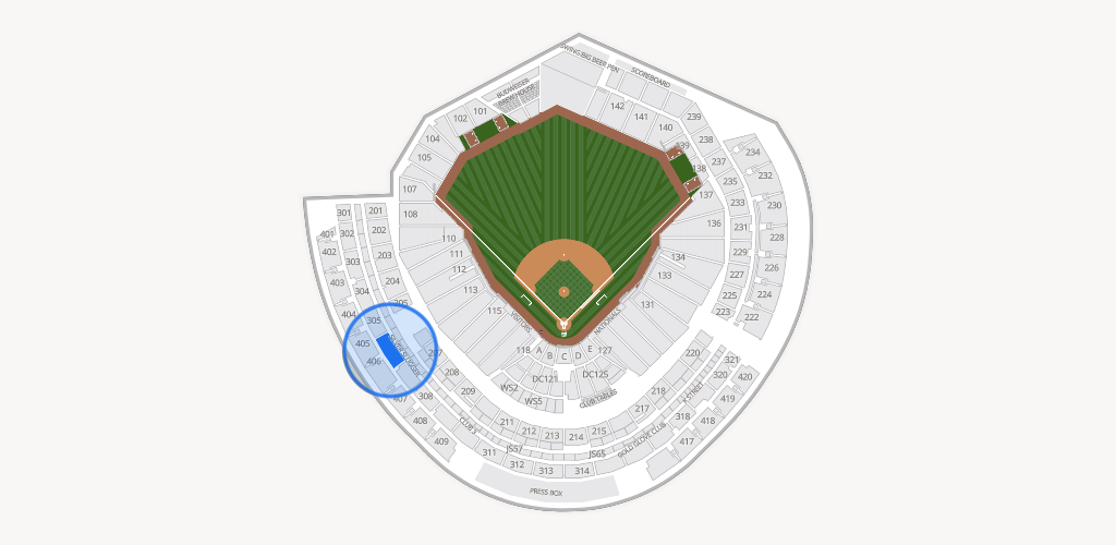 Nationals Park Seating Chart