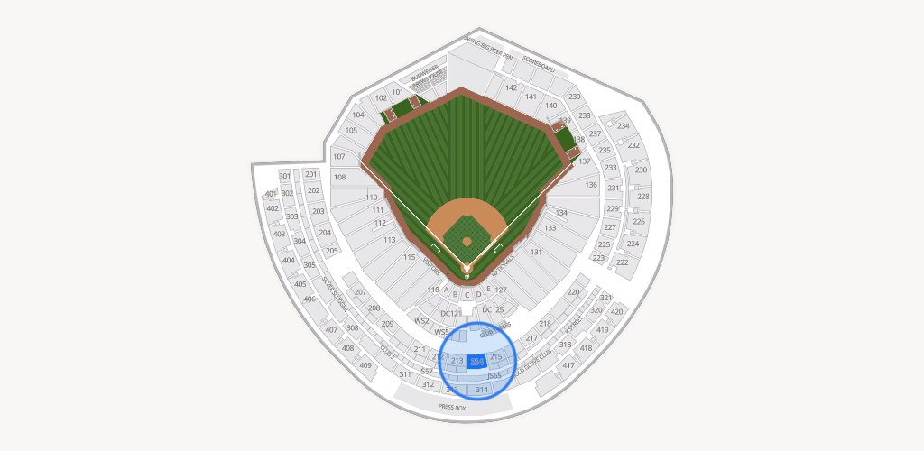 Nationals Park Seating Chart