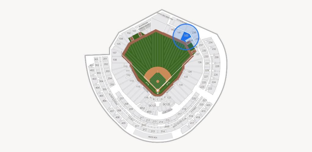 Nationals Park Seating Chart