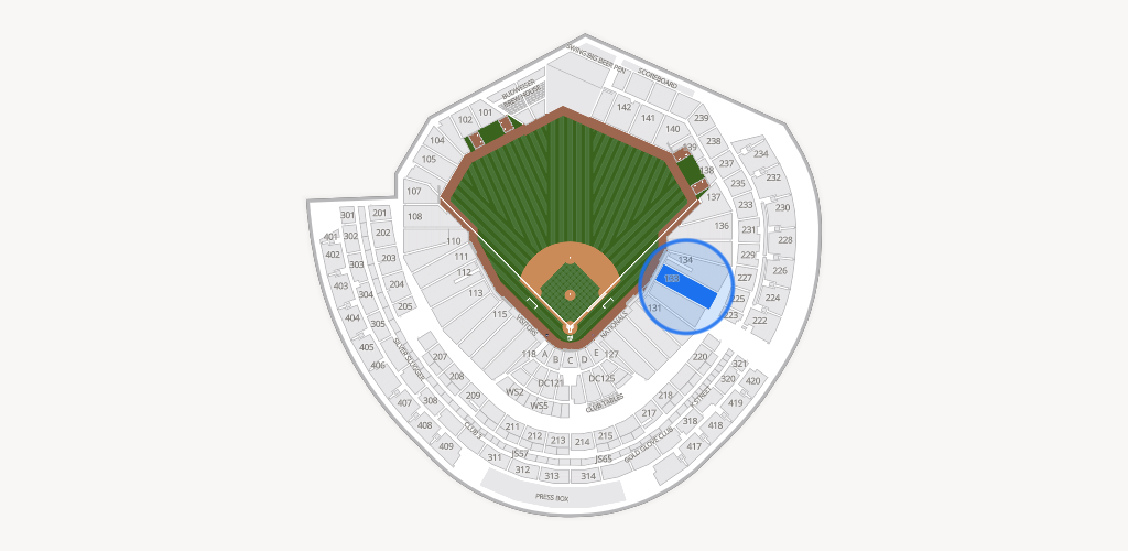 Nationals Park Seating Chart