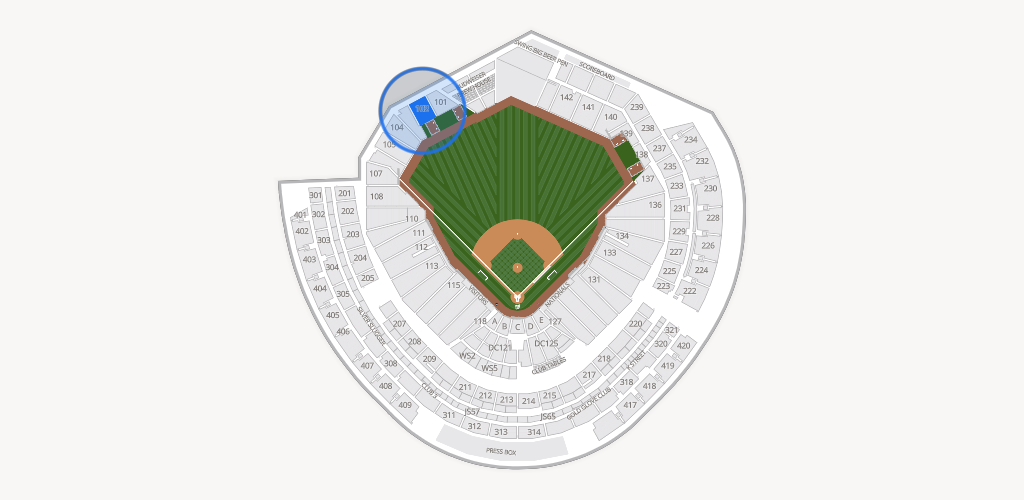 Nationals Park Seating Chart