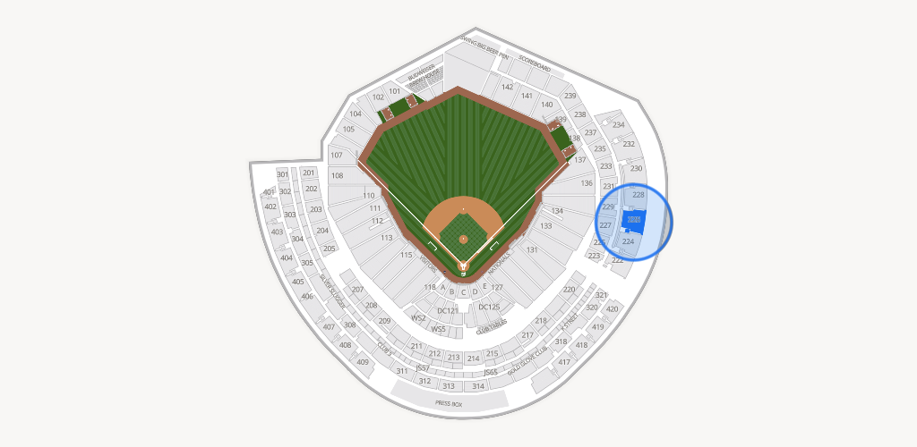 Nationals Park Seating Chart