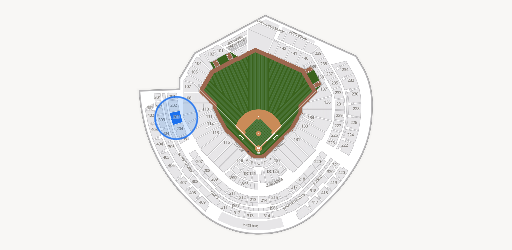 Nationals Park Seating Chart