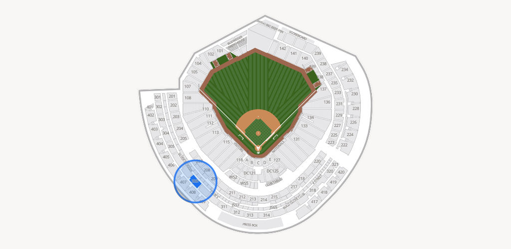 Nationals Park Seating Chart