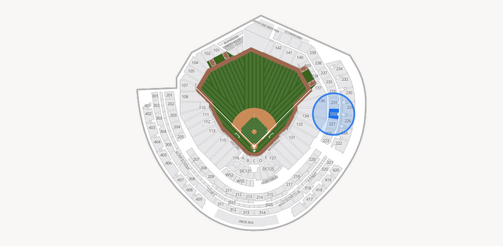 Nationals Park Seating Chart