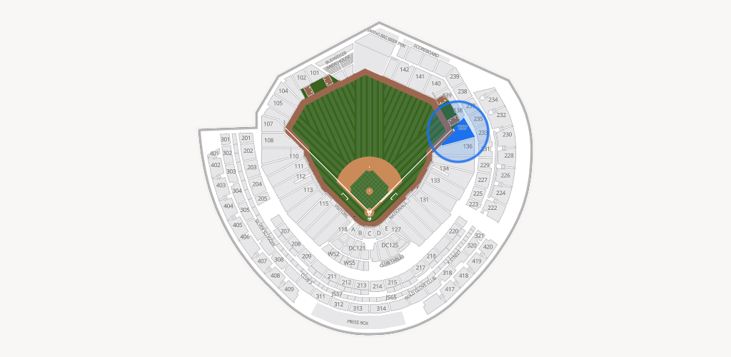 Nationals Park Seating Chart