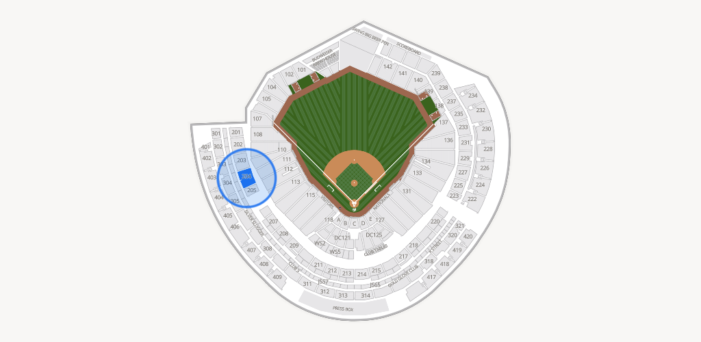 Nationals Park Seating Chart