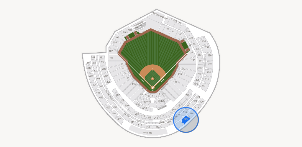 Nationals Park Seating Chart