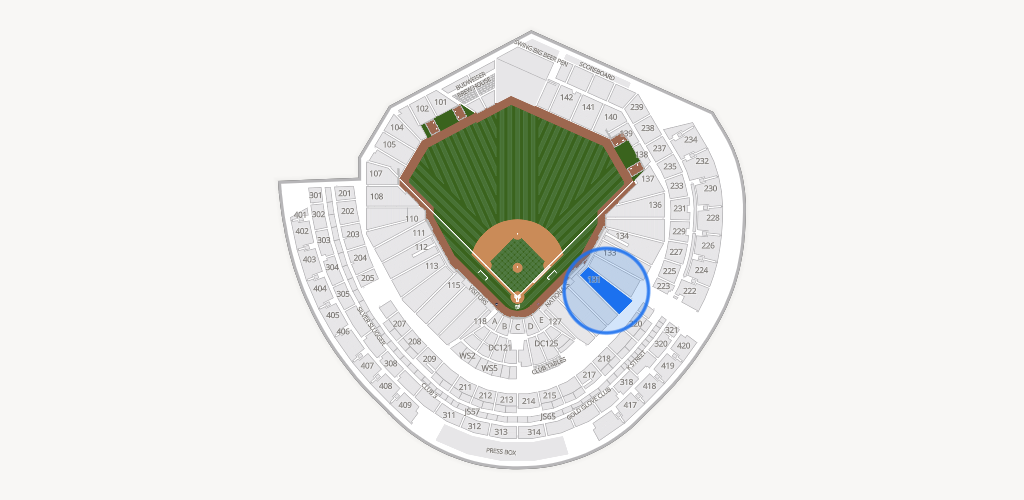 Nationals Park Seating Chart