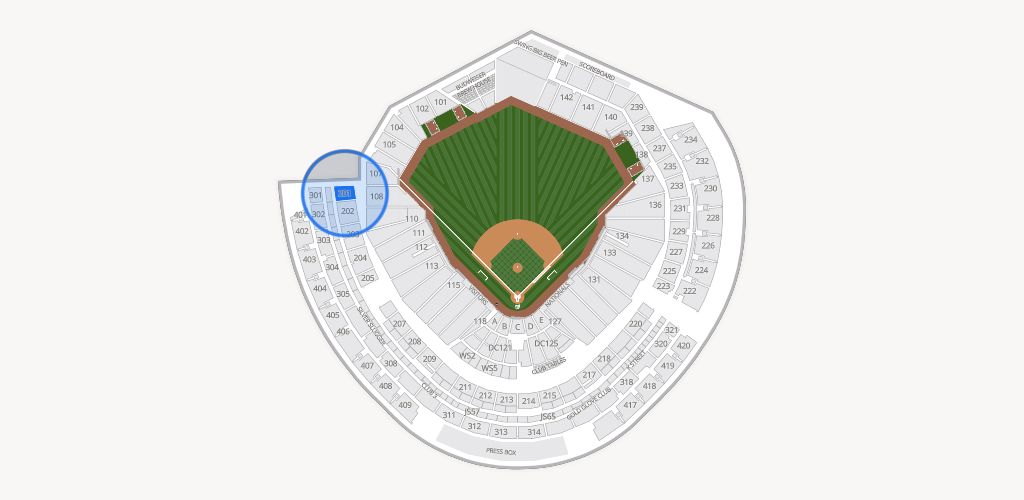 Nationals Park Seating Chart