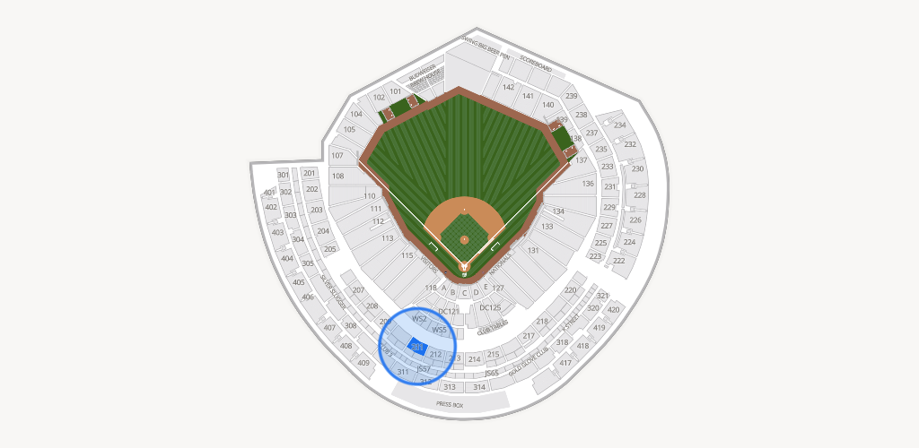 Nationals Park Seating Chart