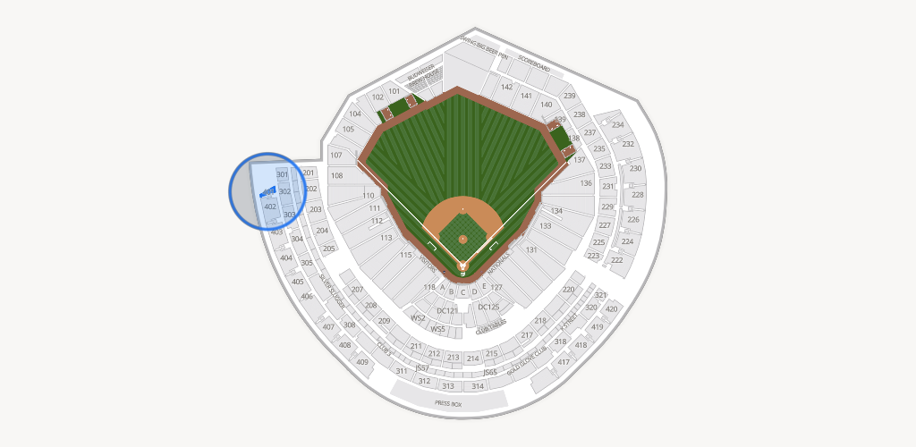 Nationals Park Seating Chart