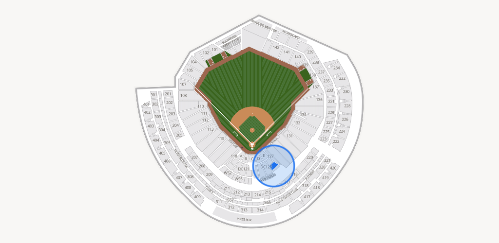 Nationals Park Seating Chart