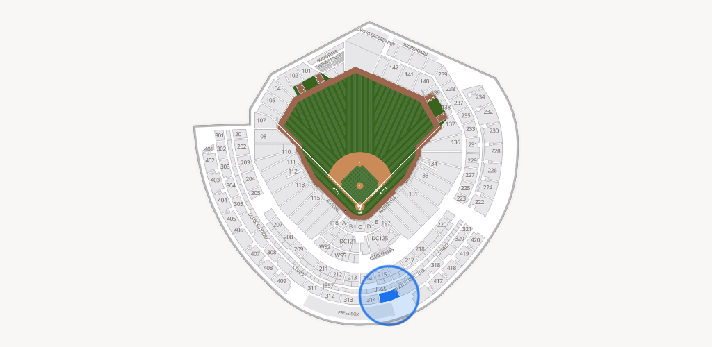 Nationals Park Seating Chart
